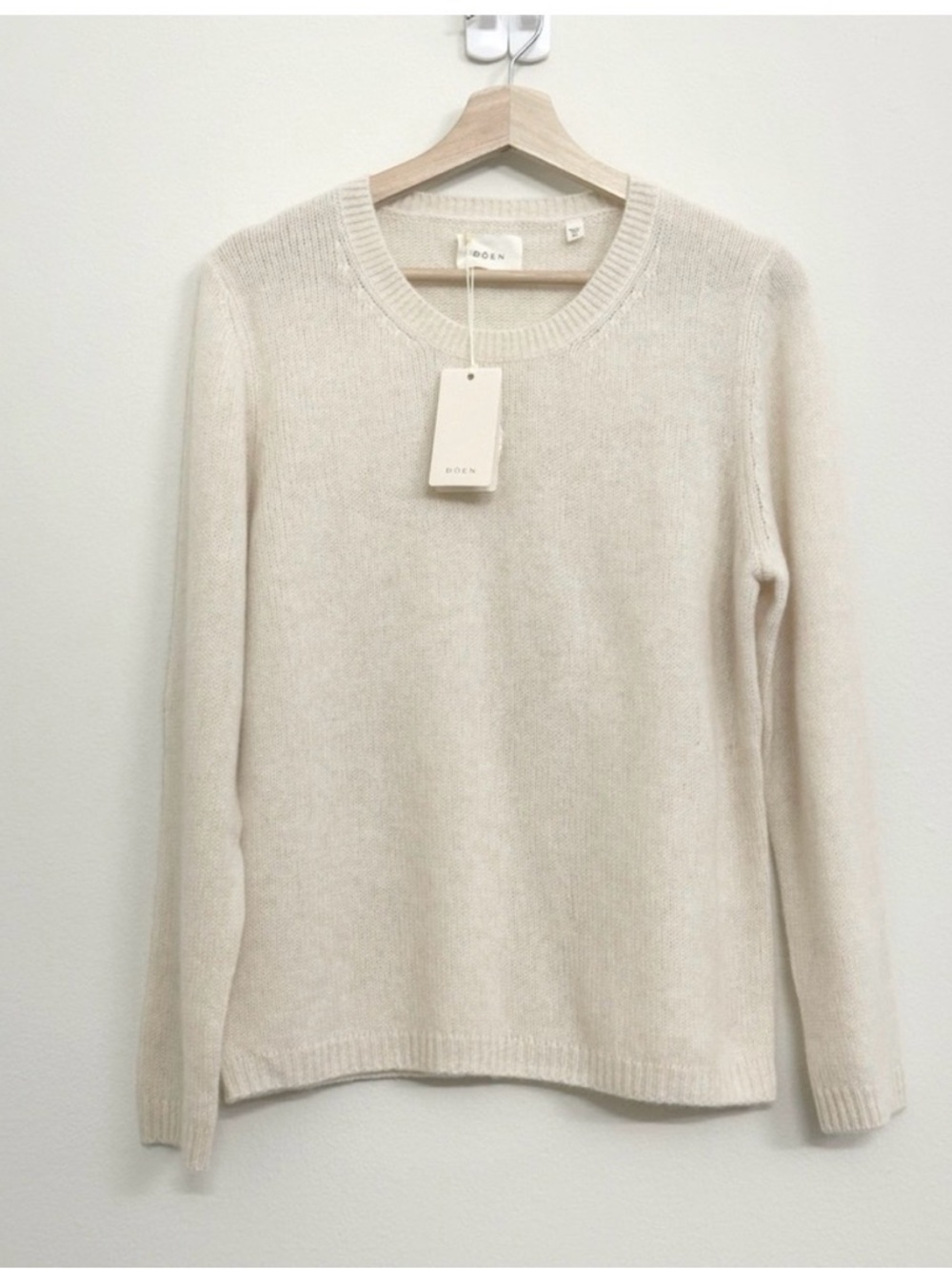 Dôen Gidea Cashmere Sweater in Dogwood Size XL
